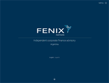 Tablet Screenshot of fenixpartners.com.ar